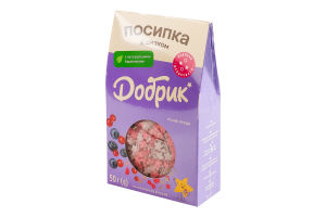 Посыпка кондитерская фигурная Лесные ягоды Добрик к/у 50г