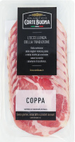 Ветчина нарезка Коппа Corte Buona с/в лоток 80г