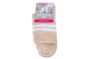 Носки женские Житомирська пара №170 52 36-40 лен