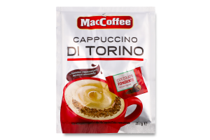 Напій кавовий розчинний з темним шоколадом 3в1 Cappuccino Di Torino MacCoffee м/у 25г