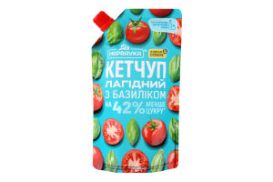 Кетчуп пастеризованный Нежный с базиликом Pripravka д/п 250г