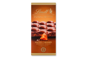 Шоколад молочный с карамелью и морской солью Extra creamy Lindt к/у 80г