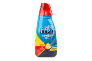 Гель для миття посуду в посудомийній машині Лимон Power Gel Finish 900мл