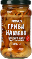 Гриби цілі мариновані пастеризовані Намеко Novus с/б 280г