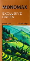 Чай зелений китайський дрібний Exclusive green Monomax в/с к/у 25х1.5г