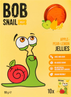 Мармелад фруктовый Яблоко-груша-лимон Jelly Bob Snail к/у 10х9г