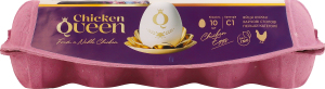 Яйца куриные пищевые столовые C1 Chicken Queen к/у 10шт