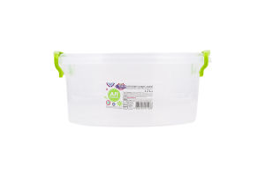 Контейнер універсальний 1.2л 180х170х75мм №02 Круглий Ал-Пластик 1шт