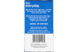 L'eggs Everyday B Suntan Sheer Toe Control Top Pantyhose - 4 CT