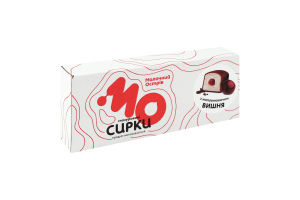 Сирок глазурований 26% молоковмісний з цукром та наповнювачем Вишня Молочний острів к/у 215г