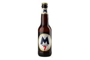Пиво 330мл 5.5% світле Лагер 7 Moritz пл