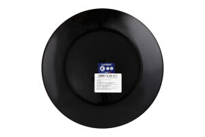 Тарілка обідня Зелі Блек скло 25см Люмінарк