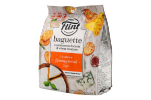 Сухарики пшеничні Французький сир Baguette Flint м/у 100г