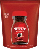Кава розчинна гранульована Classic Nescafe д/п 50г
