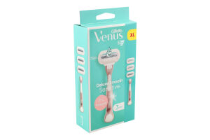 Venus Deluxe Smooth Sensitive RoseGold Бритва - 3 Леза