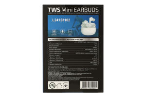 Наушники беспроводные №L24123102 Mini Earbuds TWS Ningbo Union Point Imp&Exp Co. Ltd. 1шт