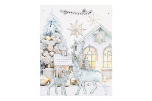 Пакет подарунковий новорічний 18*10*23см KYYW109