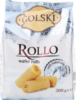 Рулетики Golski Ролло вафельні смак пряж молок В*