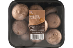 Ahold Whole Baby Bella Mushrooms