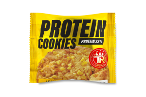 Печенье сдобное песочно-отсадное с кусочками лимона и подсластителями Protein cookies Truff Royal м/у 45г