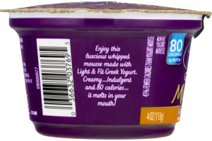 Dannon Light & Fit Greek Mousse Nonfat Yogurt Salted Caramel