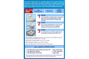 McCormick Golden Dipt Oven Easy Seafood Coating Mix Lemon & Pepper