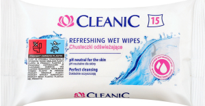 Серветки вологі антибактеріальні Cleanic 15шт