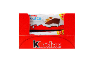 Тістечко бісквітне з молочною начинкою Milk-slice Kinder м/у 3х28г