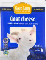 Сыр 50% козий полутвердый сычужный нарезанный Голландский Natural Goat Farm м/у 100г