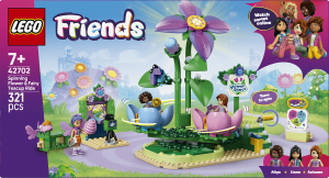Конструктор для детей от 7лет №42702 Spinning flower&Fairy teacup ride Friends Lego 321эл