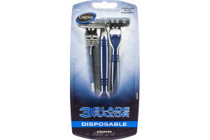 CareOne 3 Blade Razor Disposable - 3 CT