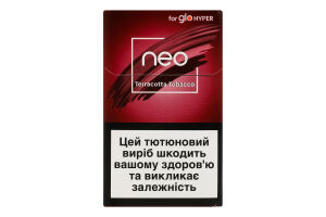 Виріб тютюновмісний для електричного нагрівання з фільтром Neo Demi Terracotta tobacco 20шт