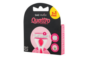 Картридж для бритвы For Woman Quattro Wilkinson Sword 4шт