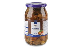 Грибы маслята с чесноком и укропом маринованные Metro Chef с/б 850г