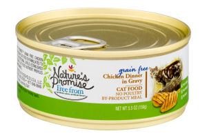 Nature's Promise Grain Free Cat Food Chicken Dinner in Gravy