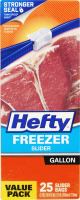 Hefty Freezer Slider Bags Gallon - 25 CT