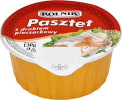 Паштет Rolnik М'ясний З грибами 130г ал/б