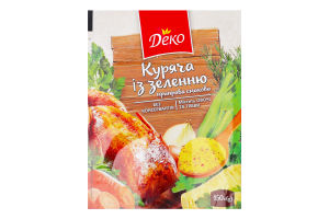 Приправа вкусовая Куриная с зеленью Деко д/п 150г