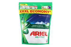 Засіб миючий синтетичний Mountain Spring Все в 1 50*19,1г капсули Ariel