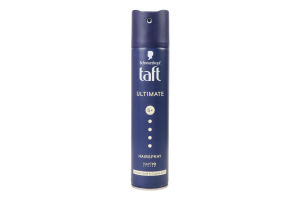 Лак для волос экстремальная фиксация Ultimate Taft 250мл