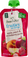 Beech-Nut Fruities On-The-Go Apple, Peach & Strawberry Puree Stage 2