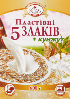 Пластівці 5 злаків+кунжут Козуб продукт к/у 600г