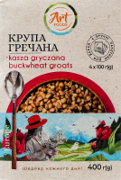 Крупа гречана Art Foods к/у 4х100г