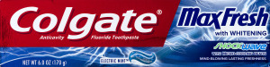 Colgate MaxFresh With Whitening Toothpaste Electric Mint