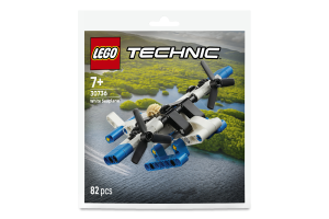 Конструктор для дітей від 7років №30736 White seaplane Technic Lego 82ел