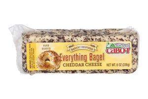 Cabot Cheddar Cheese Everything Bagel