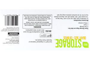 Smart Sense Storage Bags Quart Size - 38 CT