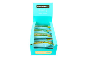 Батончик с пептидами морского коллагена, фисташками и белым шоколадом с подсластителями Collagen Verde м/у 35г