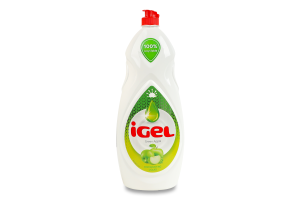 Засіб для миття посуду Green apple Igel 900мл