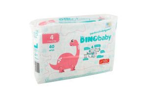 Подгузники для детей 7-14кг 4 Dinobaby 40шт